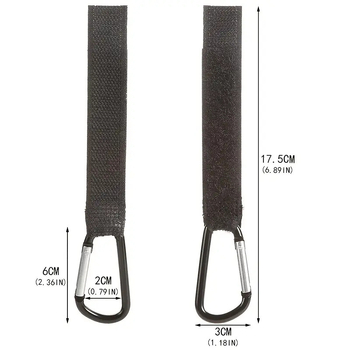 Cârlig carabină pentru cărucior pentru bebeluși, cârlig Velcro din aliaj de aluminiu, rezistent la uzură, antiderapant, accesorii universale pentru cărucior