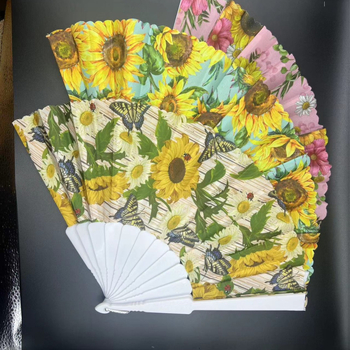 Εξωτερικό εμπόριο hot keel Xiangyang λουλούδι τέχνη πλαστικό ανεμιστήρα οστών χορός ανεμιστήρας γυρίσματα στηρίγματα χειροτεχνία δώρο ανεμιστήρας ύφασμα ανεμιστήρας