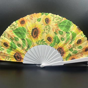 Εξωτερικό εμπόριο hot keel Xiangyang λουλούδι τέχνη πλαστικό ανεμιστήρα οστών χορός ανεμιστήρας γυρίσματα στηρίγματα χειροτεχνία δώρο ανεμιστήρας ύφασμα ανεμιστήρας