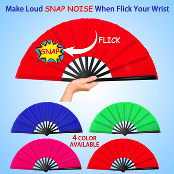 Μεγάλη, μονόχρωμη βεντάλια χαρτιού Oxford 13 ιντσών, διασυνδεδεμένη, πτυσσόμενη για πάρτι χορού Kung Fu, Tai Chi