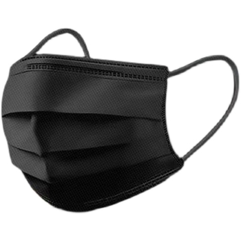 Черна маска, еднократна удебелена трислойна защитна, прахоустойчива, слънцезащитна, дишаща, за възрастни, студенти, мъже и жени, черна маска, партида