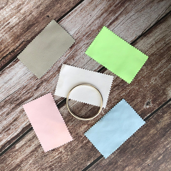 Ražotāja vairumtirdzniecības sudraba pulēšanas lupatiņa, maza izmēra 6,5 * 10 cm, sudraba pulēšanas lupatiņa, pulēšanas lupatiņa, ko var apdrukāt ar logotipu, gatava piegādei
