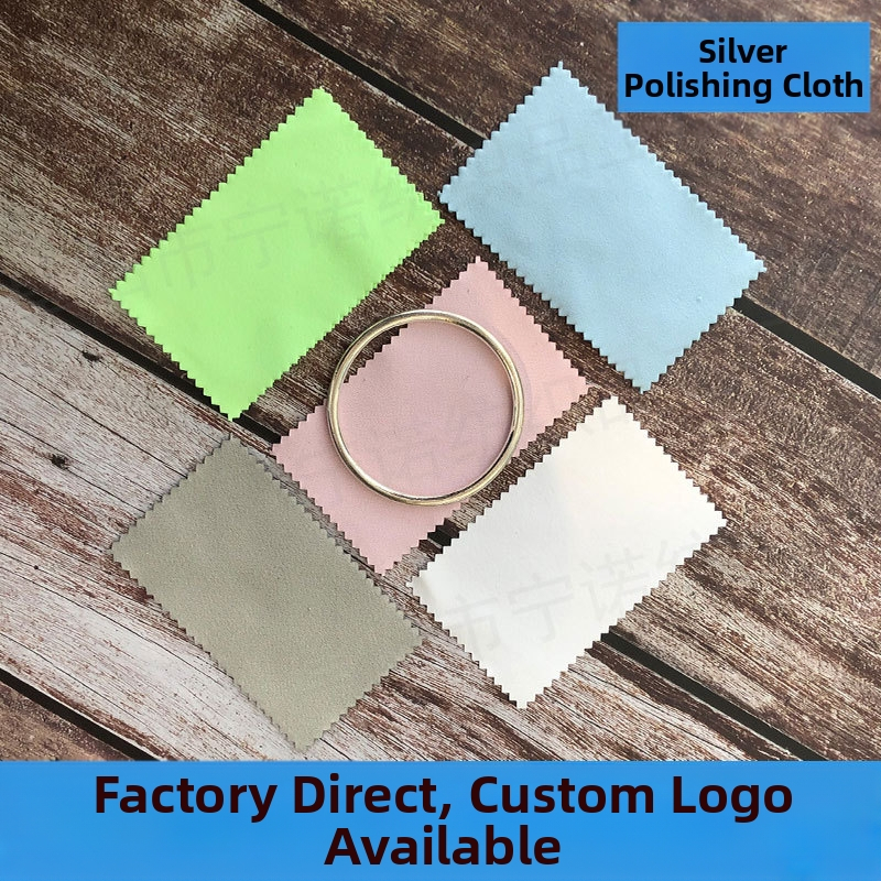 Производител на едро кърпа за полиране на сребро малък размер 6,5*10 см кърпа за полиране на сребро кърпа за полиране може да бъде отпечатана с лого, готова за доставка