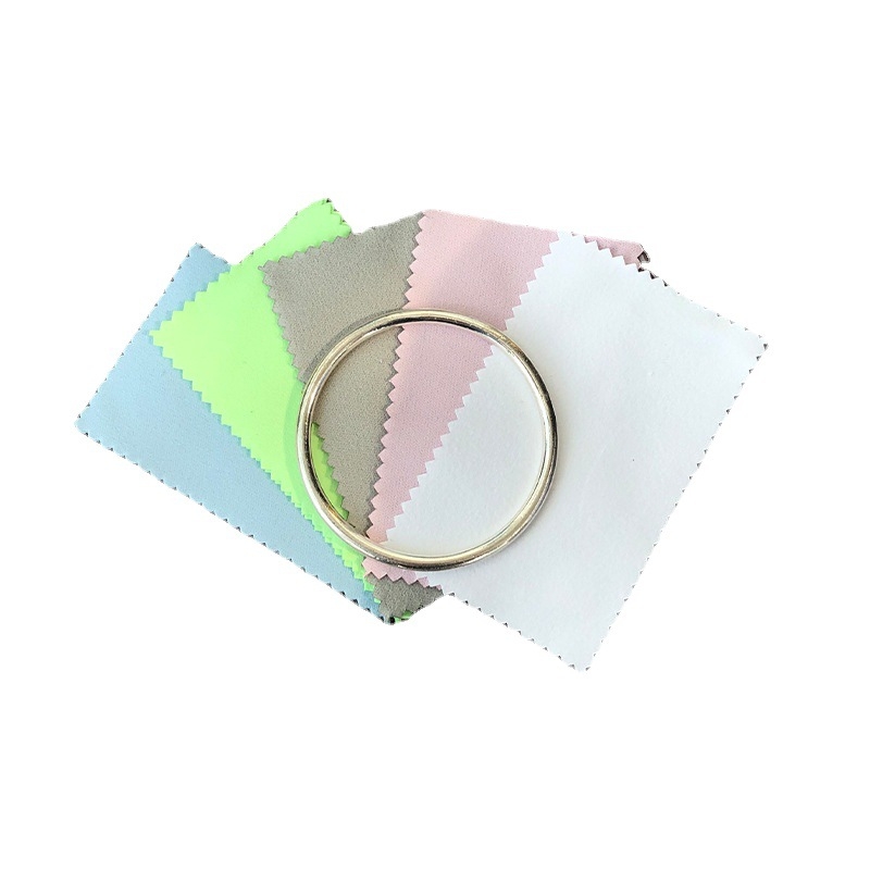 Gamintojo didmeninė prekyba sidabro poliravimo šluostėmis, mažo dydžio, 6,5 * 10 cm, sidabro poliravimo šluoste, poliravimo šluoste, kurią galima atspausdinti su logotipu, paruošta pristatymui.