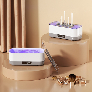 Naujas ultragarsinis valiklis buitiniams akiniams valyti papuošalų, laikrodžių, breketų dėmių vibracijos valymo dėžutė