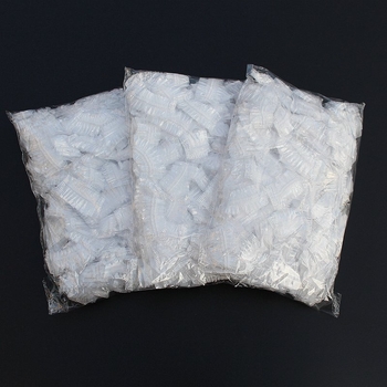 Пластмасови наушници за еднократна употреба, водоустойчиви, за третиране на коса, за баня, за уши, за красота, фризьорски салон, 100 броя, пакет с доставка