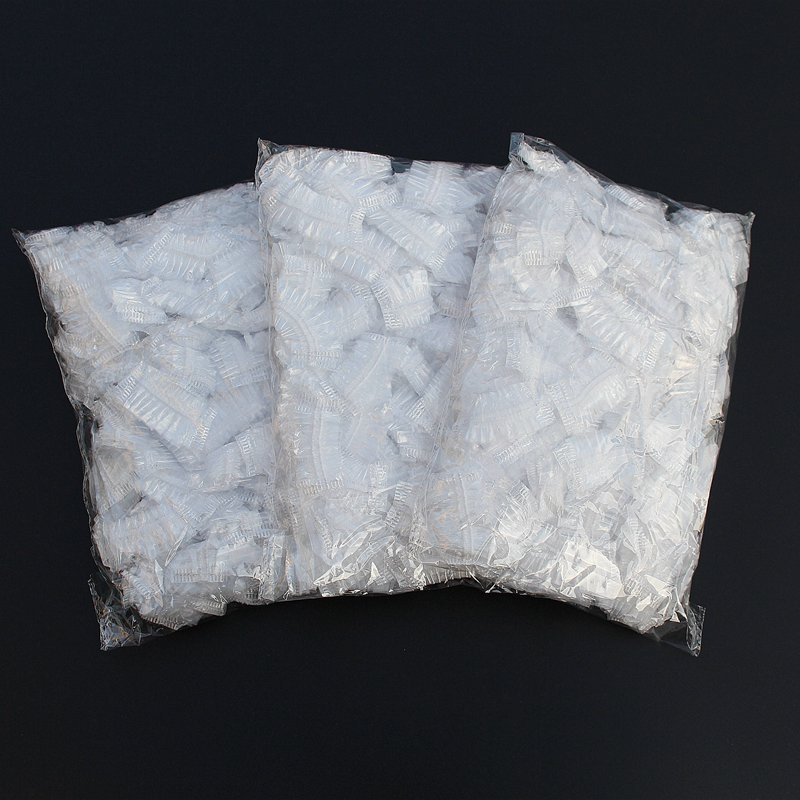 Vienkartinės ausinės, plastikinės, vandeniui atsparios, plaukų priežiūros priemonės, vonios ausinės, ausų skylutės, grožio salonas, 100 vnt. siuntimo kaina