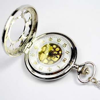 Ρολόι τσέπης παλατιού στυλ χονδρικής ρετρό κολεγιακό στυλ μεγάλο κλασικό ρολόι τσέπης κοίλο ρολόι τσέπης Flip