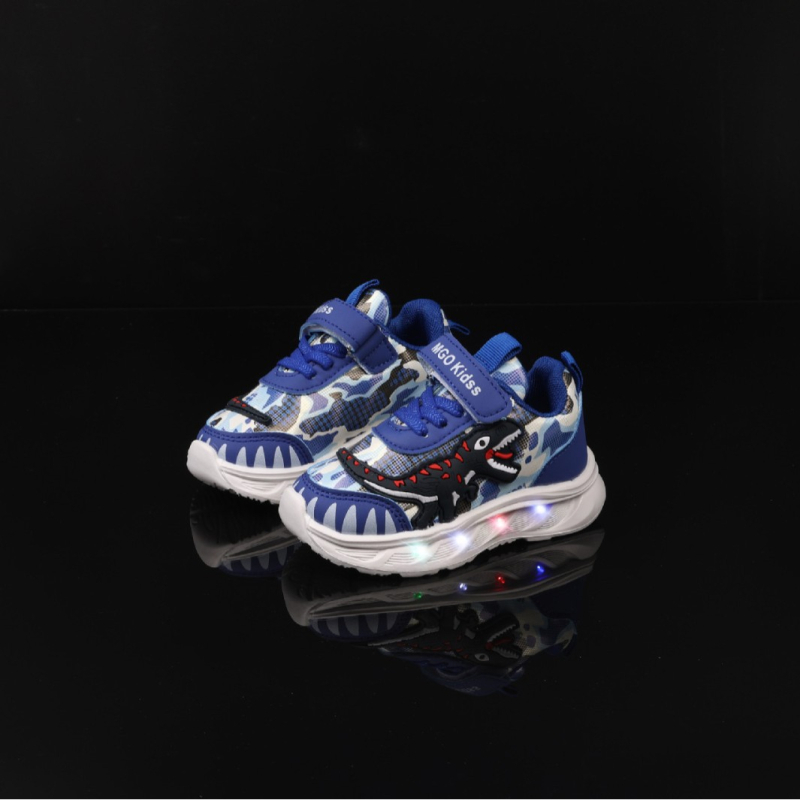 Proljetne nove crtane dječje sportske cipele s dinosaurima, dječje casual cipele, veleprodaja dječjih laganih cipela