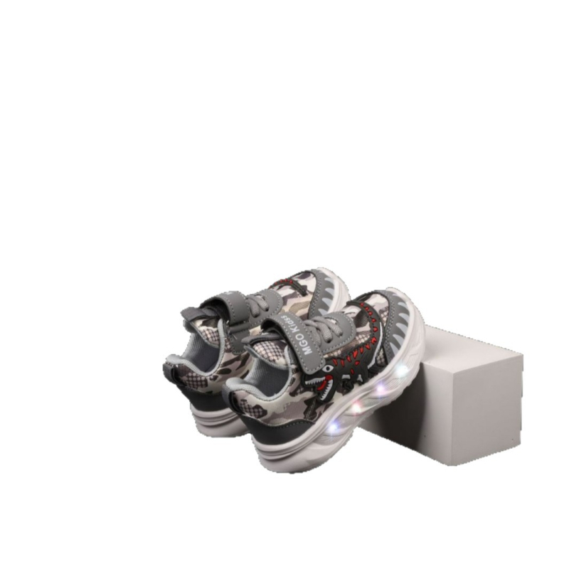 Proljetne nove crtane dječje sportske cipele s dinosaurima, dječje casual cipele, veleprodaja dječjih laganih cipela