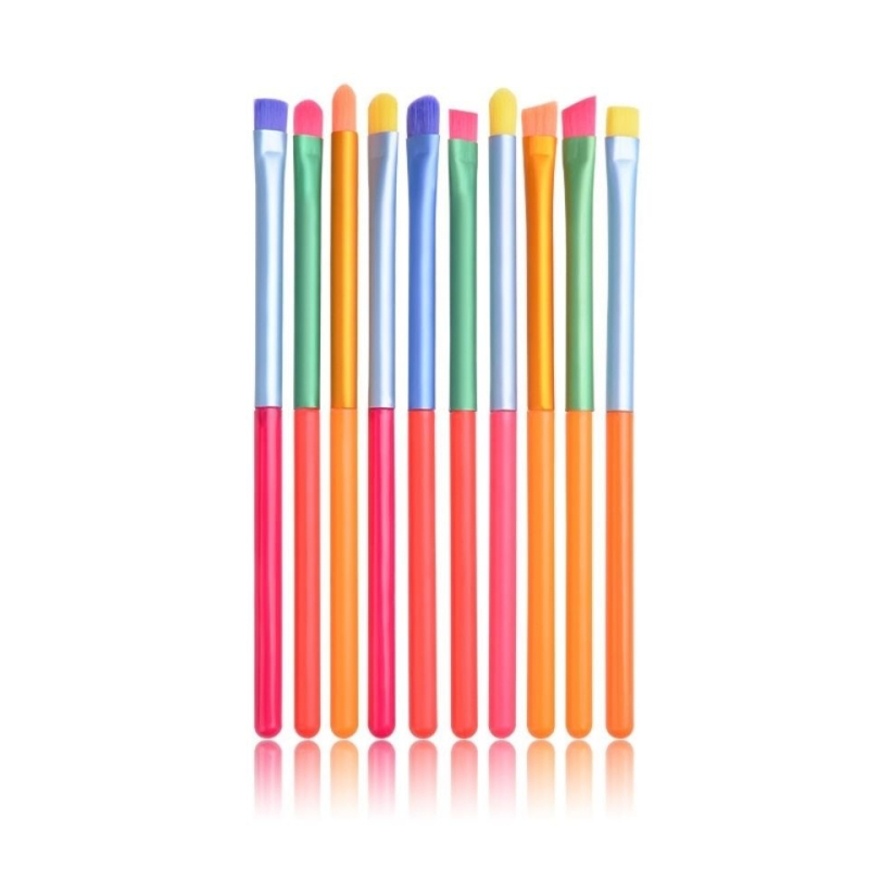 Didmeninė prekyba 15 akvarelinių makiažo šepetėlių, tinkančių vaisių spalvai, pilnas grožio įrankių rinkinys, tarpvalstybinis karšto pardavimo gamyklos tiesioginis pardavimas