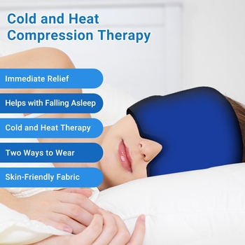 2025 Нова гел ледена качулка Студен компрес с качулка Маска за очи Физическо охлаждане Физиотерапевтична шапка Трансгранично здравеопазване