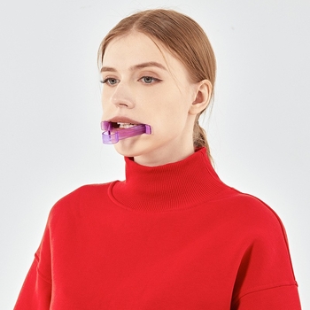 Uus mitteõhuke näo artefakt väike V-kujuline masseter-treener näost prantsuse joonteni topeltlõua näo tõstmiseks ja pinguldamiseks