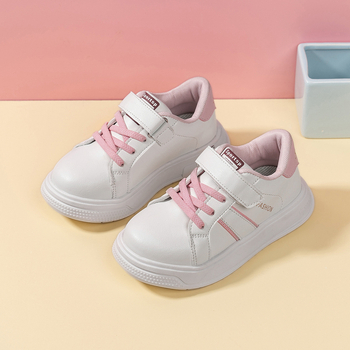 2025 Μοντέρνα Νέα Παιδικά Λευκά Αθλητικά Παπούτσια για Άνετα και Υπαίθρια Αθλητικά Παπούτσια με Velcro, Άνετα και Ελαφριά
