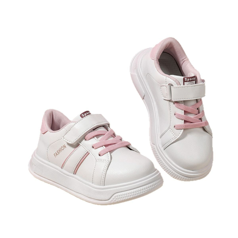 2025. Moderne nove dječje bijele tenisice za slobodno vrijeme, ležerne vanjske sportske cipele s čičkom, udobne i lagane