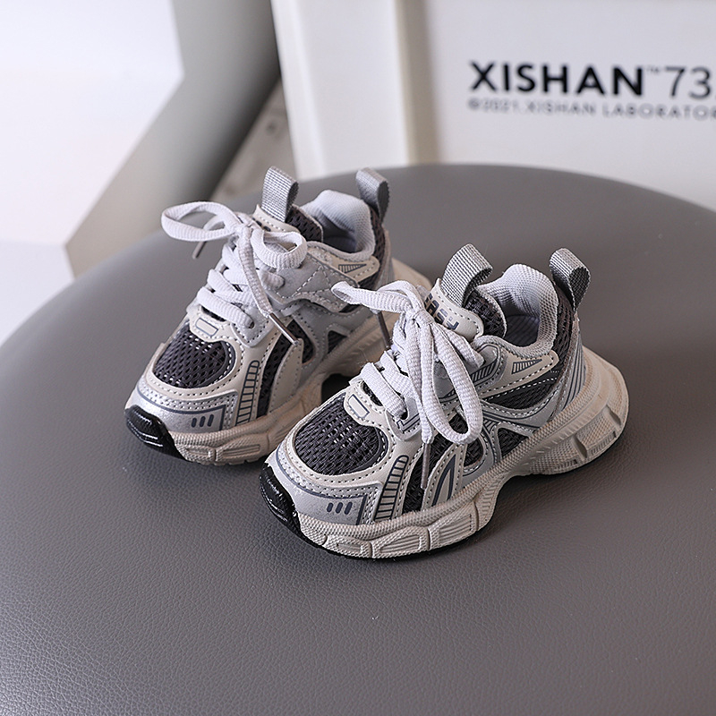 2025 m. pavasario viengubi bateliai vaikiški dvigubo tinklelio kvėpuojantys sportbačiai klasikiniai universalūs „Torre“ batai berniukams ir mergaitėms neslystantys bėgimo bateliai