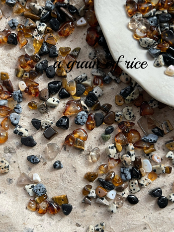 Jesenski i zimski Maillard boja miješane boje prirodnog šljunka kroz rupu DIY ručno izrađena perlasta narukvica ogrlica materijal pribor