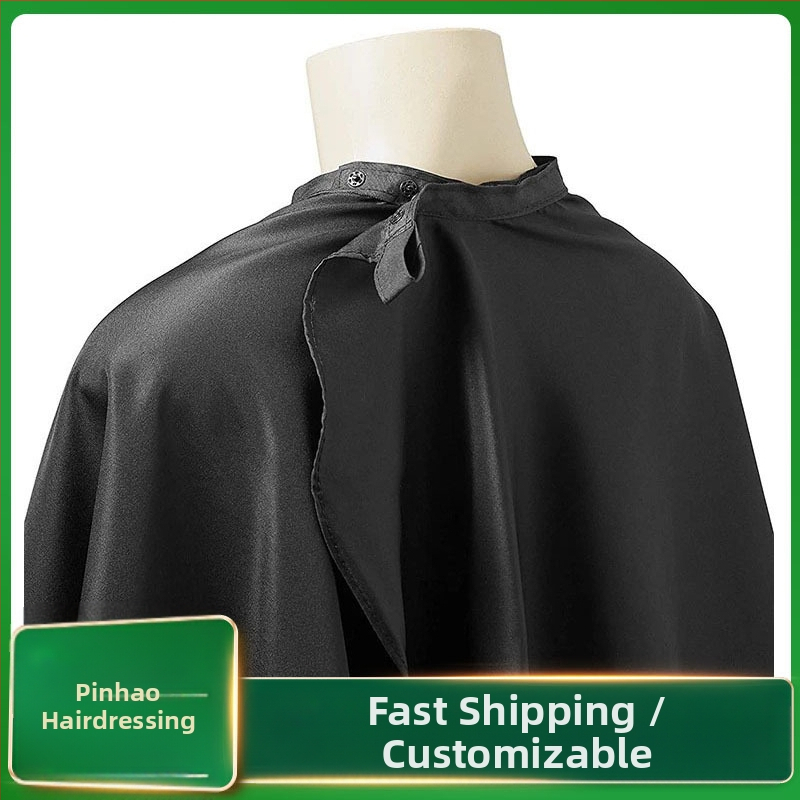 Шал за подстригване и фризьорство на едро с широки гърди за възрастни, удължен и разширен, шал за бръснарница, шал с печен в масло перманентен ефект