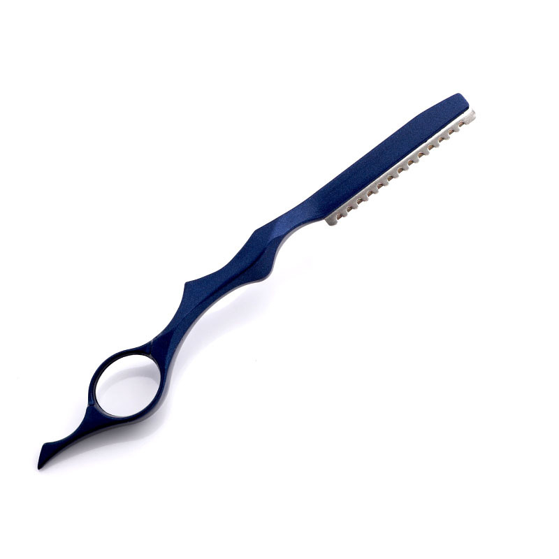 Професионален нож за подстригване от стомана, държач за фризьорски нож за изтъняване, ръчен скрепер, нож за изтъняване на подстригване, 5 цвята