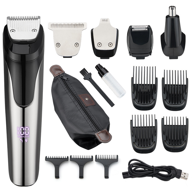 2021. gada jauns pārrobežu LED digitālais displejs Elektriskā matu griezēja uzraksts deguna matu griezējs mājsaimniecības frizētava Elektriskā matu griezēja