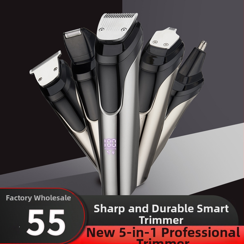 2021. gada jauns pārrobežu LED digitālais displejs Elektriskā matu griezēja uzraksts deguna matu griezējs mājsaimniecības frizētava Elektriskā matu griezēja