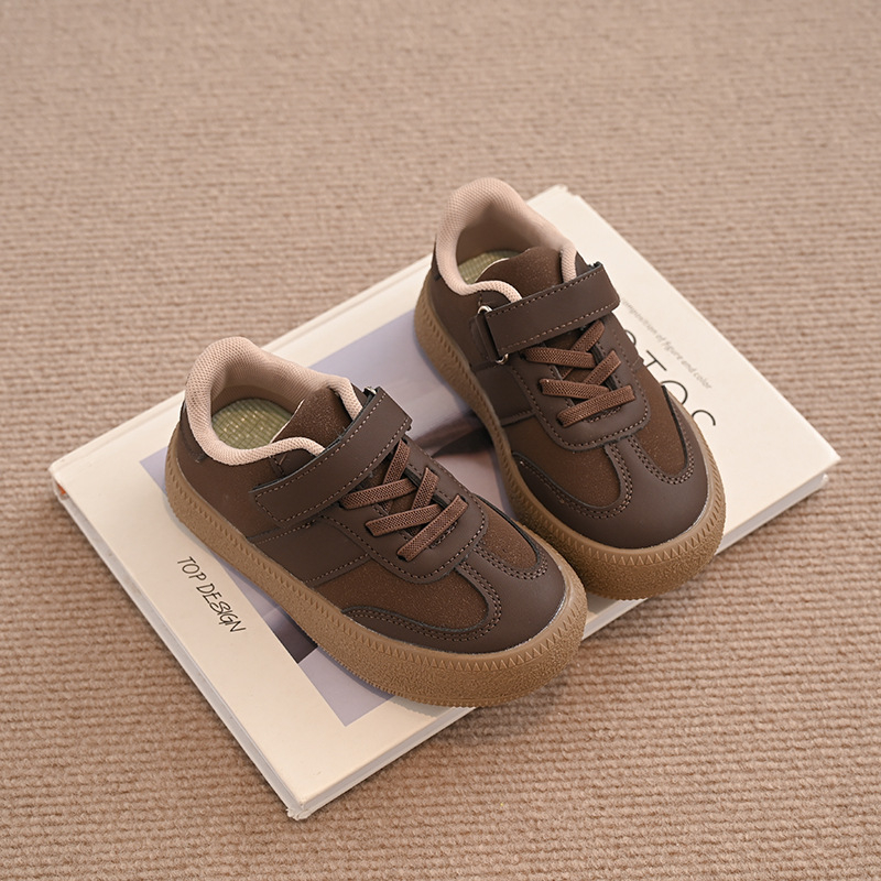 Meiteņu dēļa apavi 2025. gada pavasarim un rudenim, jauni bērnu morāles treniņu apavi zēniem, ikdienas sporta apavi, bērnu daudzpusīgi vienslāņu apavi