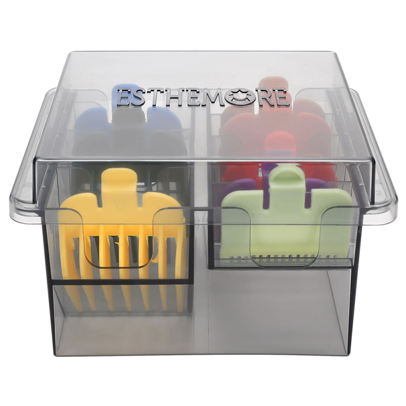 Juuksurisalongi piiramiskamm elektriline lõikur universaalne õlipea meeste positsioneerimiskamm hammaste piiramiskammi lisatarvikud pidurisadula hoiukarp