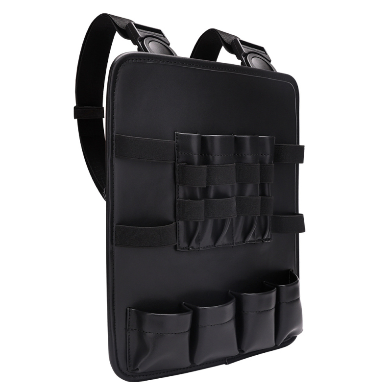 Kirpėjo įrankių laikymo krepšys ant krūtinės, reguliuojamas plaukų formavimo krūtinės dirželis, plaukų kirpimo įrankių laikymo krepšys su keliomis kišenėmis