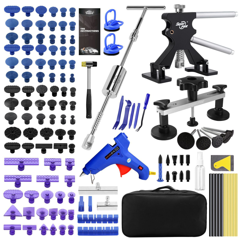 PDR šaltinio gamyklos didmeninis automobilių įlenkimų taisymo įrankis Nemokamas lakštinio metalo remontas Krušos duobės įlenkimų taisymo kostiumas