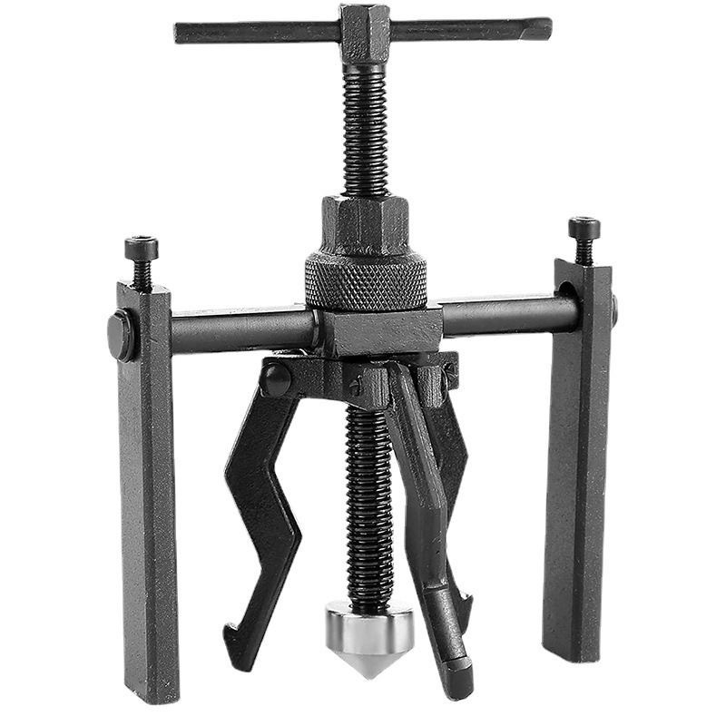 Extractor de rulment pentru găuri interioare, instrument de demontare cu trei fălci, intern și extern, cu dublu scop, extractor de roți, demontare rulment, instrument de reparații auto