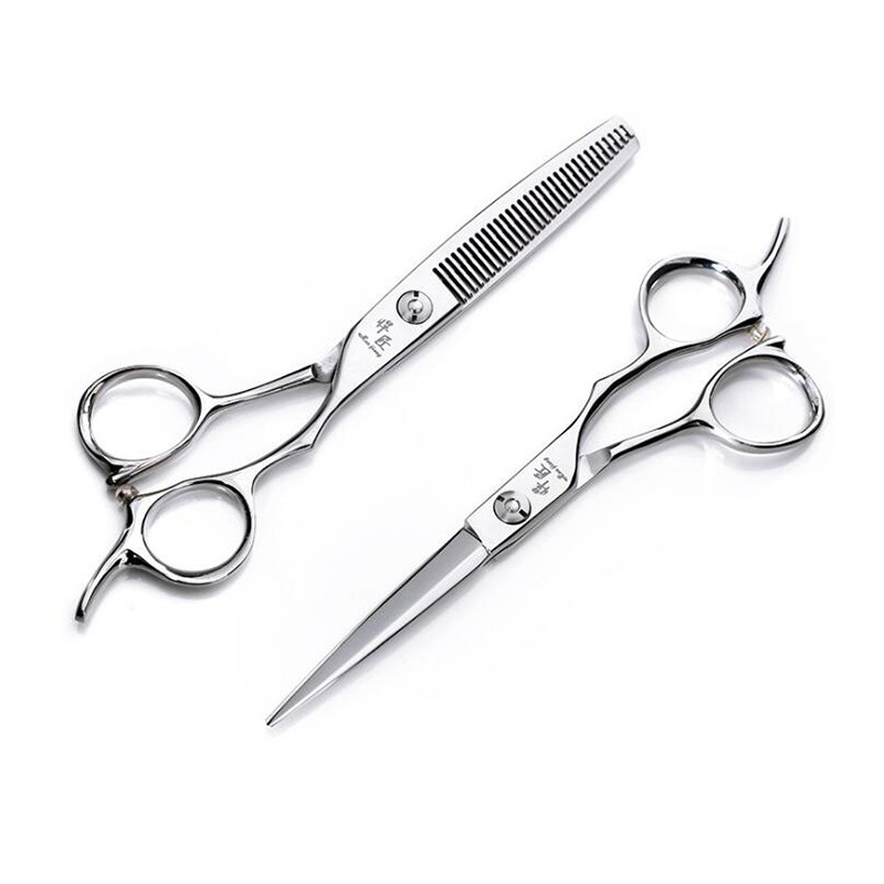 Foarfece de tuns profesionale Shrew 440c, cu dinți tăiați plat, de 6,0 inch, cu tăiere subțire, preț en-gros excelent