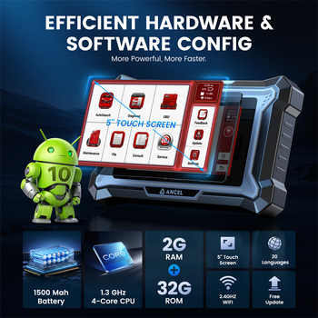 ANCEL DS160 πλήρες σύστημα διαγνωστικού οργάνου αυτοκινήτου εργαλείο συντήρησης αυτοκινήτου διάγνωση OBDII έκδοση στο εξωτερικό