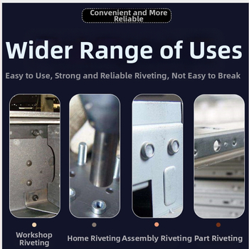 10 τεμάχια χειροκίνητη μηχανή πριτσινιών/εργαλείο καρυδιών με πιστόλι πριτσινιών, κιτ πριτσινιών με σπείρωμα M3-M8