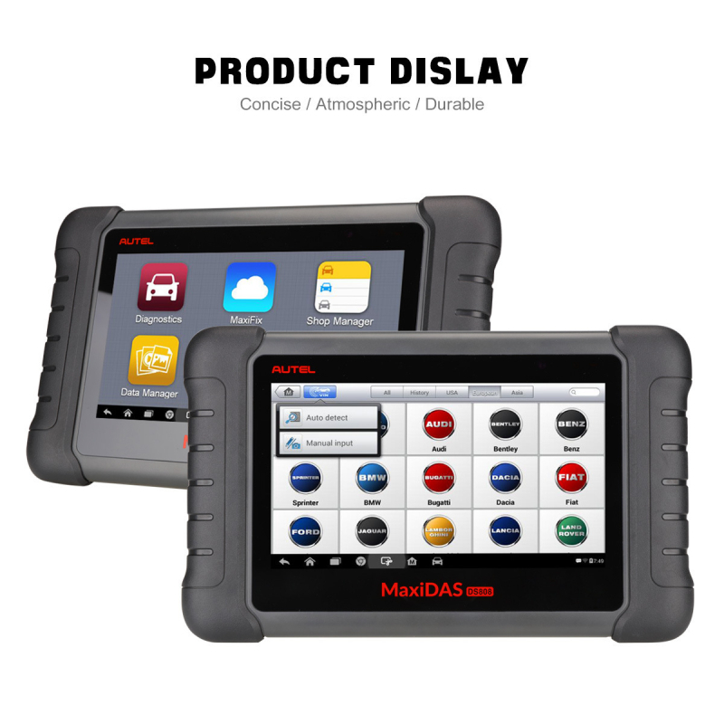 Ieškau gamyklinio „Autel Daotong DS808K“ automobilio OBD detektoriaus, pilno modelio, ECU automobilio diagnostikos prietaiso.