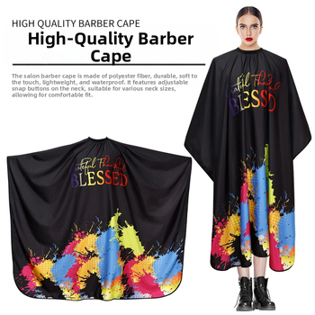 Kirpykla be plaukų Chunya tekstilinė antistatinė plaukų kirpimo šluostė plaukų salonui, dažymui, didelė prijuostė suaugusiems, plaukų kirpimo šluostė