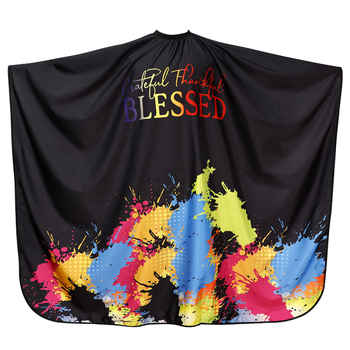 Kirpykla be plaukų Chunya tekstilinė antistatinė plaukų kirpimo šluostė plaukų salonui, dažymui, didelė prijuostė suaugusiems, plaukų kirpimo šluostė