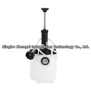 Ръчна смяна на спирачно масло за автомобили чрез 3-литров вакуумен съд за спирачно масло, помпено устройство за ремонт на спирачки