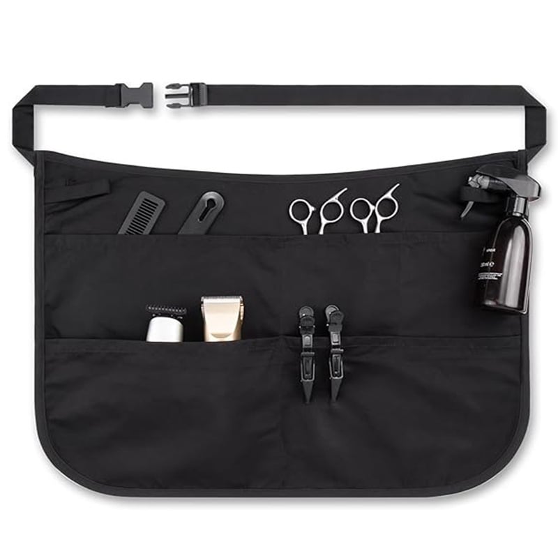 Geantă de talie scurtă pentru scule, cu buzunare multiple, lungime jumătate, Amazon, pentru depozitarea machiajului, grădinărit, frizer, șorț, vânzări directe