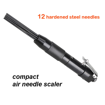 12-пинов пневматичен пистолет за отстраняване на ръжда, индустриален инструмент за отстраняване на ръжда, пневматичен