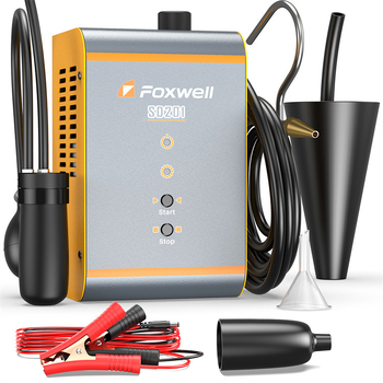 FOXWELL SD201 automašīnas dūmu puses noplūdes instrumenta cauruļu noplūdes pārbaudes rīks EVAP izplūdes caurules pārbaude
