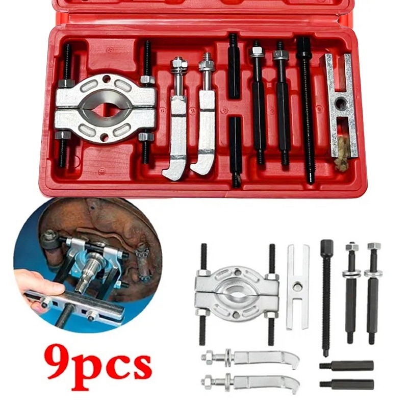 Set de instrumente populare transfrontaliere, set de 9 piese, extractor de rulmenți pentru cutia de viteze, instrument de îndepărtare a rulmenților
