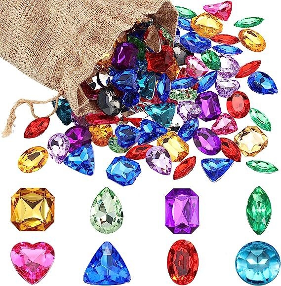 Jucărie de bijuterie pentru copii, vânzare fierbinte, cu diamante, mărgele acrilice de cristal, DIY, cufăr de prințesă, fete, acasă