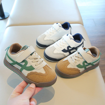Pantofi sport pentru copii Forrest Gump 2025 Primăvara și toamna băieți pantofi sport casual pentru fete pantofi albi cu fund moale pantofi de antrenament germani pentru bebeluși