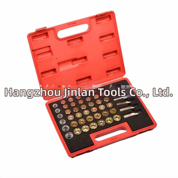 Комплект от 114 части за ремонт на резба на винтове за източване на маслен картер, професионален инструмент за автомобилна защита