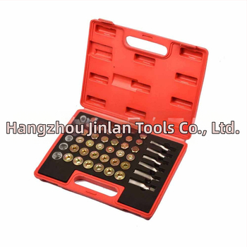 Комплект от 114 части за ремонт на резба на винтове за източване на маслен картер, професионален инструмент за автомобилна защита