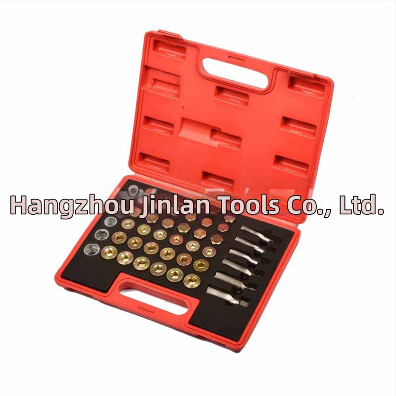 Комплект от 114 части за ремонт на резба на винтове за източване на маслен картер, професионален инструмент за автомобилна защита