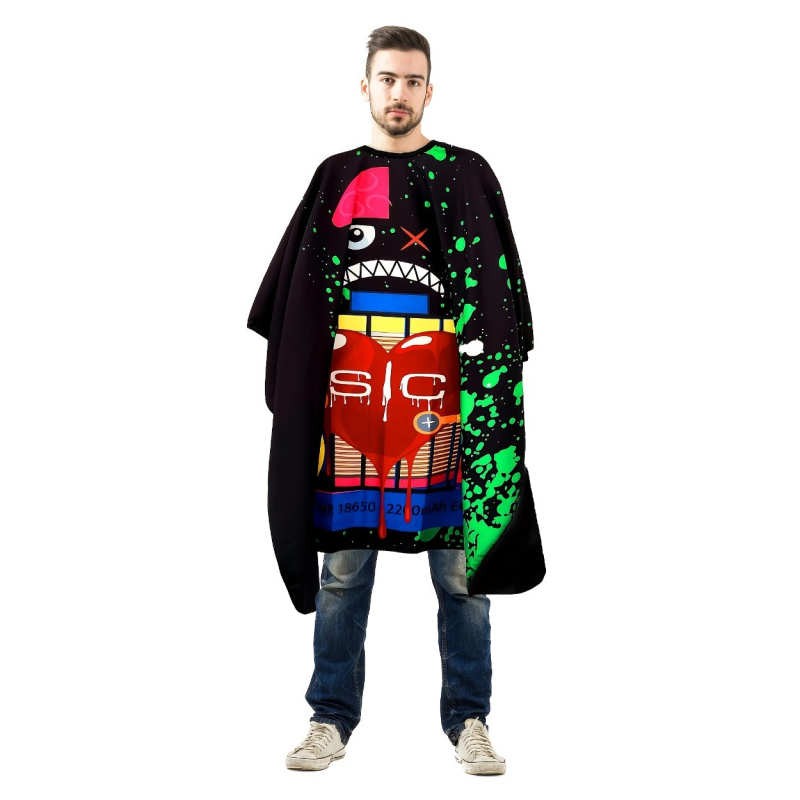 Șorț retro de coafură pentru frizerie, șorț mare pentru adulți, șorț profesional pentru salon de coafură, frizerie, îmbrăcăminte la modă