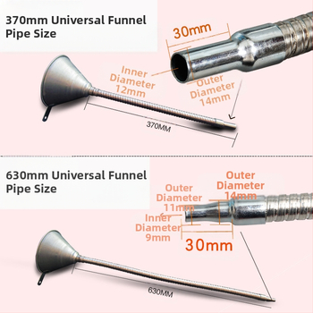 Универсална фуния за зареждане с бензин, двигателно масло, дизелово гориво и цедка за автомобили и мотоциклети