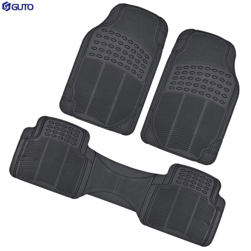 „Four Seasons“ neutralus, dulkėms atsparus, dilimui atsparus automobilio kilimėlis, aukštos kokybės, 5 dalių PVC, komplektas