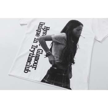 27210 Αμερικανικό 2025 υψηλής ποιότητας Tussolona μπλουζάκι μικρής έκδοσης για άνδρες και γυναίκες, με φαρδύ γιακά και κοντομάνικο μπλουζάκι